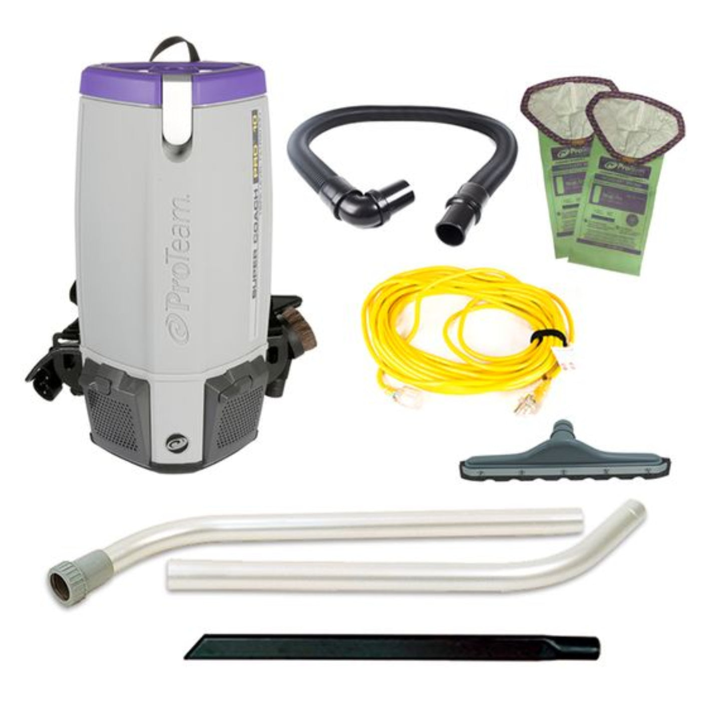 Proteam Supercoach Pro 6QT, Backpack Vacuum, 11.6lbs - 107742