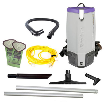 Proteam Supercoach Pro 6QT, Backpack Vacuum, 11.6lbs - 107742