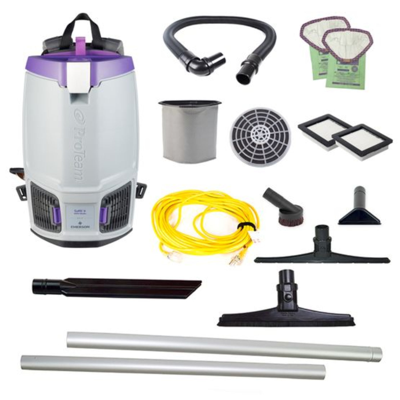 Proteam Gofit 6QT, Backpack Vacuum, 12.9lbs - 107749