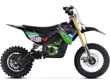 MotoTec 36v Pro Electric Dirt Bike 1200w Lithium Green