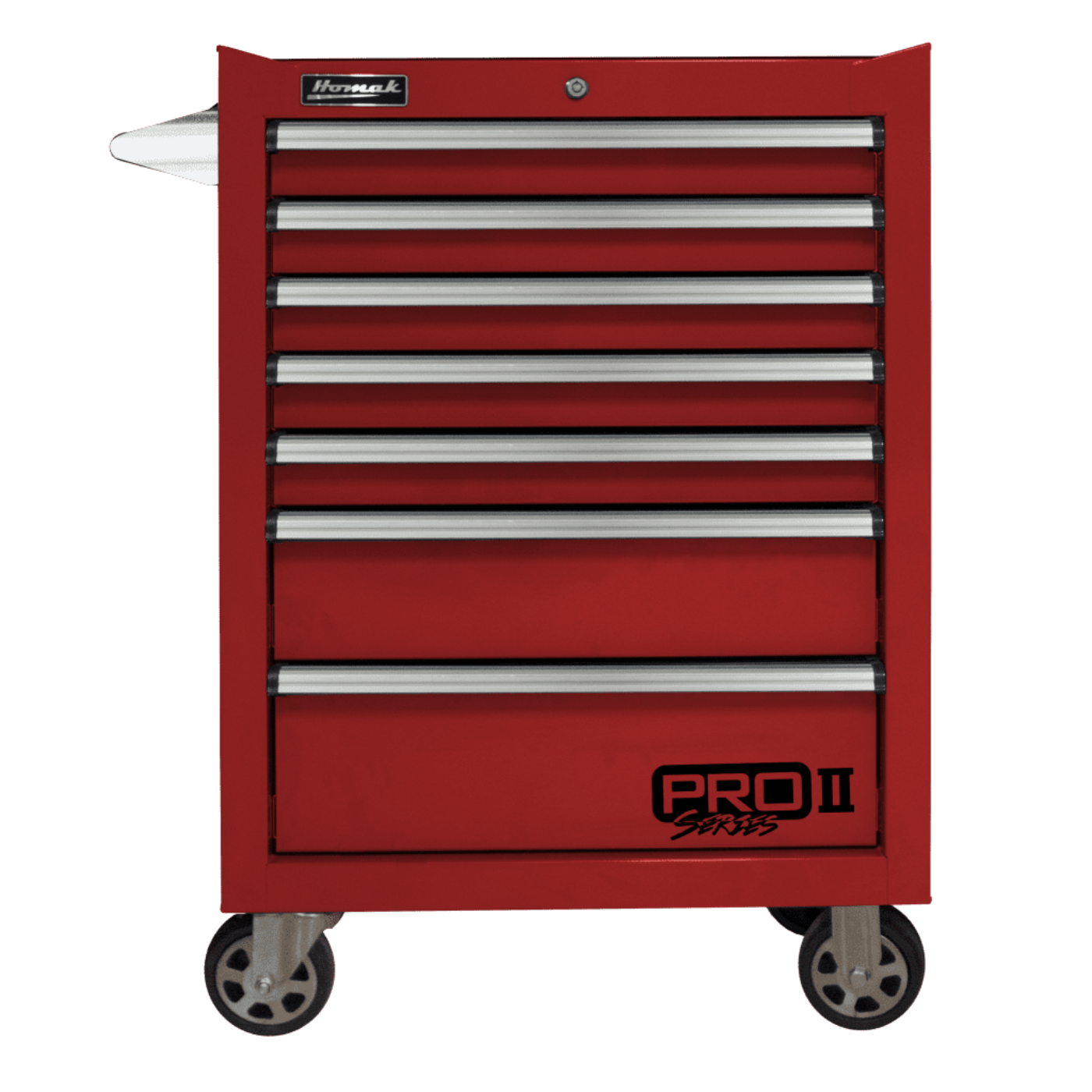 Homak 27″ Pro II Series 7 Drawer Roller Cabinet - BK04027702