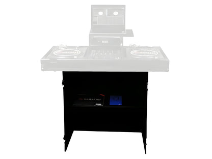 Odyssey Flight Zone 33 x 36 Deluxe Black Foldout DJ Stand for Coffins (Used) - 403297