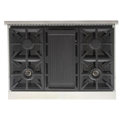 Kucht Professional 36" 5.2 cu. ft. Natural Gas Range in Stainless Steel with True Simmer Burners, KFX3600X-S - KFX3600X-S