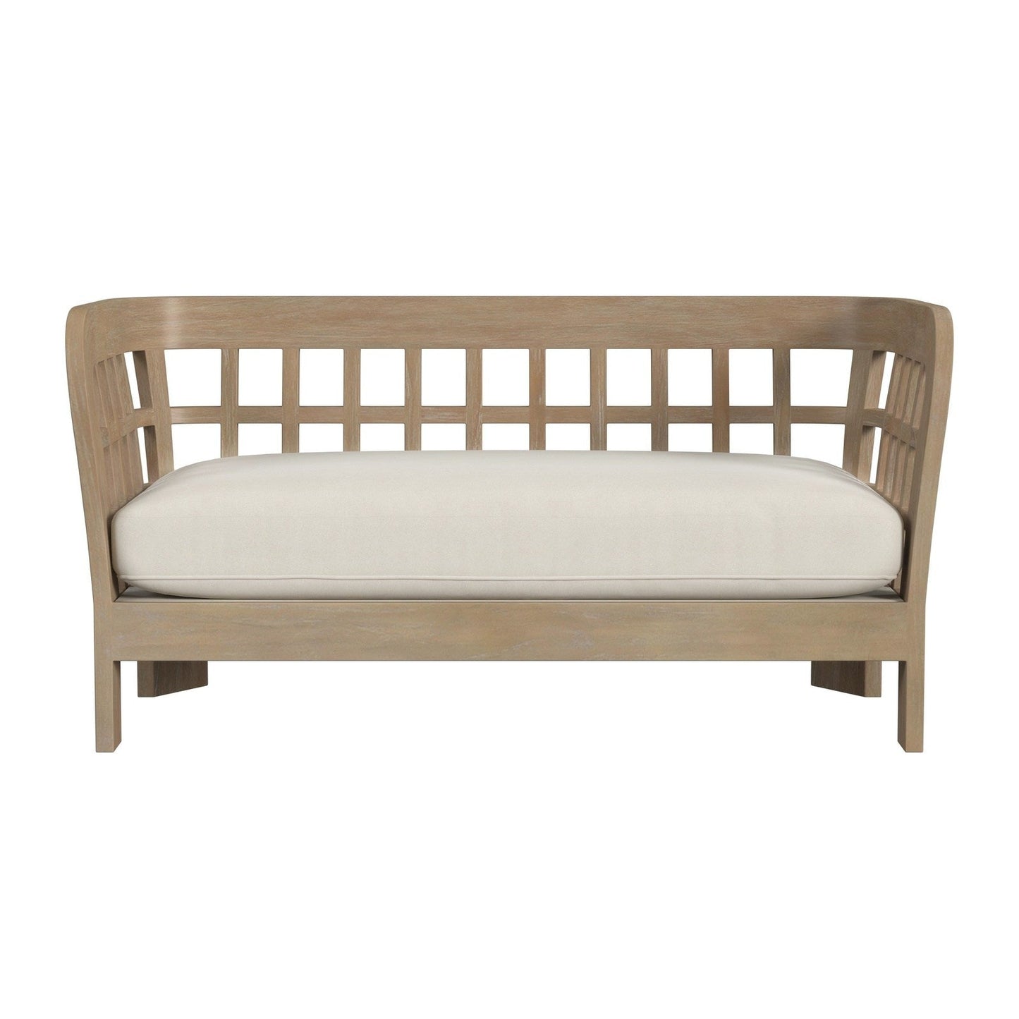 Butler Specialty Company Monhegan Teak Outdoor Loveseat, Light Brown  - 5653436