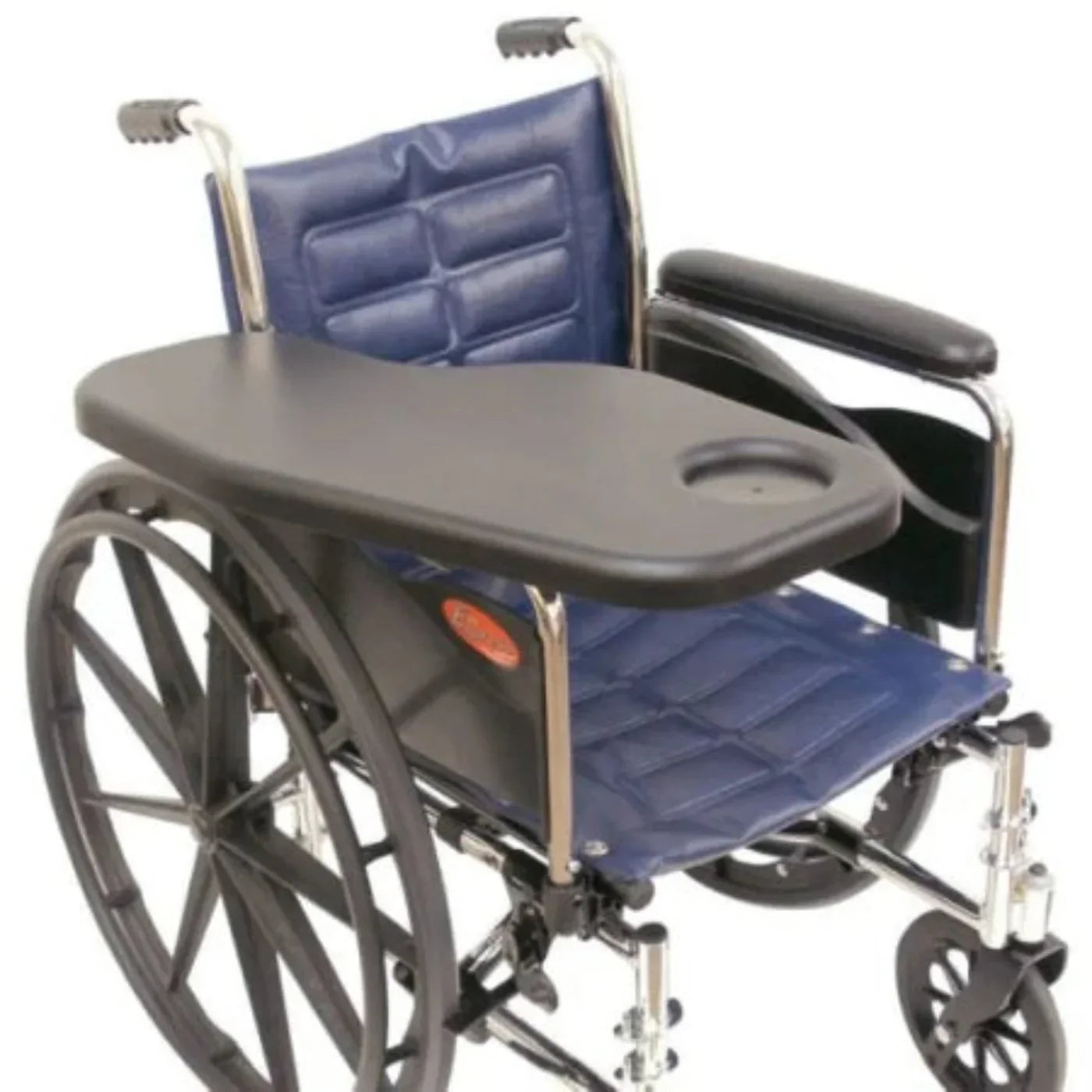 Patterson Medical Supply - Flip Away Half Tray For Standard and Desk Arm Wheelchair - 552597