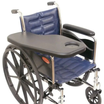 Patterson Medical Supply - Flip Away Half Tray For Standard and Desk Arm Wheelchair - 552597