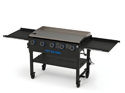 Pit Boss 5 Burner Gas Griddle w/ Folding Side Shelves - 11004