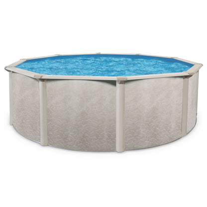 Aquarian Phoenix 21'x52" Round Steel Frame Above Ground Outdoor Pool (For Parts) - 234430
