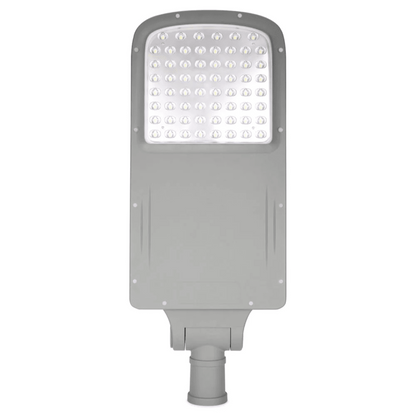 Solar LED Street Light 50 Watt 6200 Lumens 5000K | Smart Street Light Built In Bluetooth | All in One SE Street Light - AVS-CYS-50W