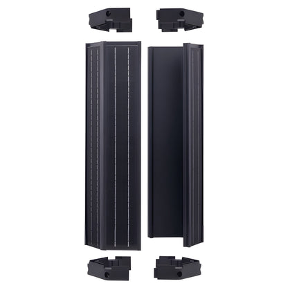AVS Energy Solar LED Street Light 80 Watt 10800 Lumens 5000K | Smart Street Light Built In Bluetooth | All in One SE Street Light - AVS-CYS-80W