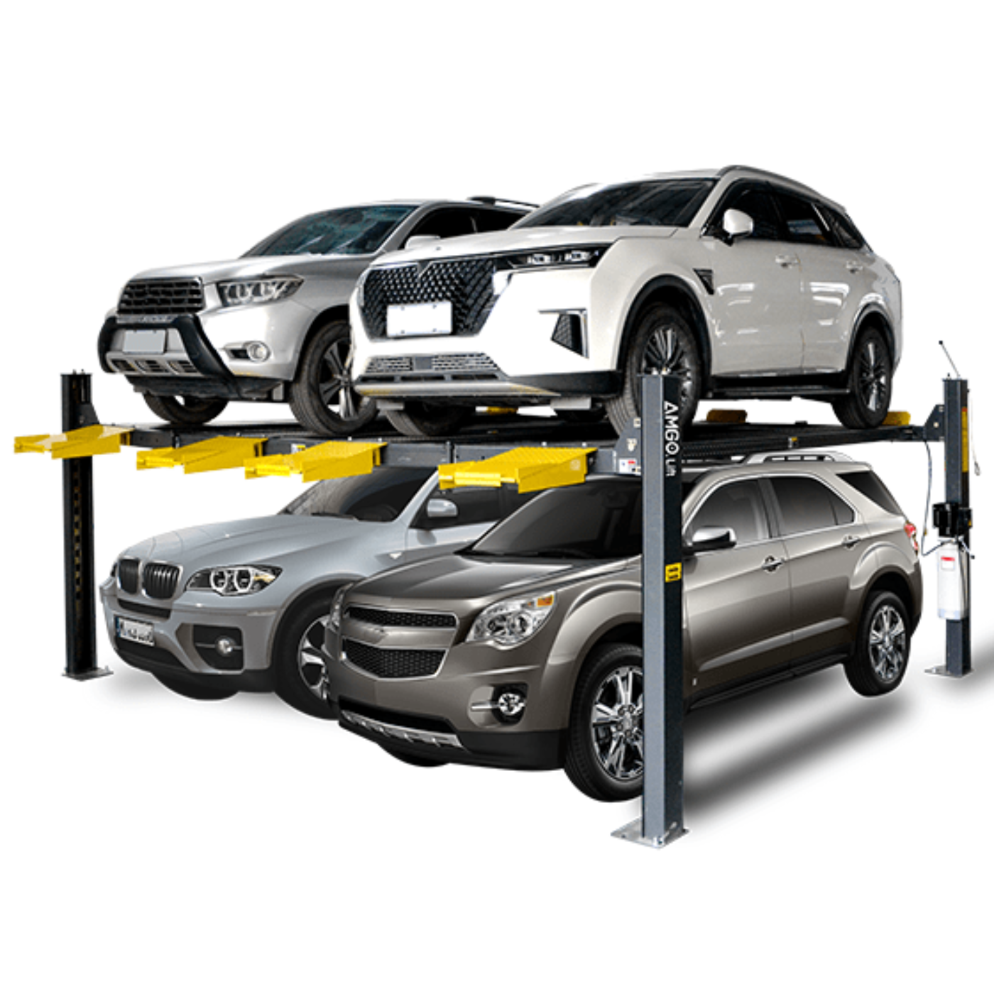 AMGO 409-DPX 9,000 lbs Double Parking 4 Post Lift - 409-DPX