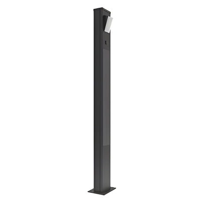 AVS Energy Solar Urban Light 60 Watt 9000 Lumens 5000K Black Housing Pathway Lighting Landscape Light Solar Resistant Bollard Light - AVS-TOTEM-60W