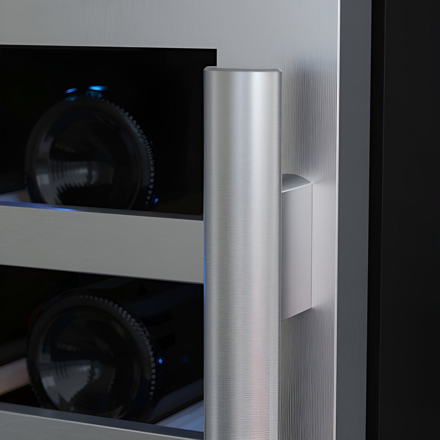 Avallon 24 Inch Wide 53 Bottle Capacity Single Zone Wine Cooler with Left Swing Door - AWC242SZLH
