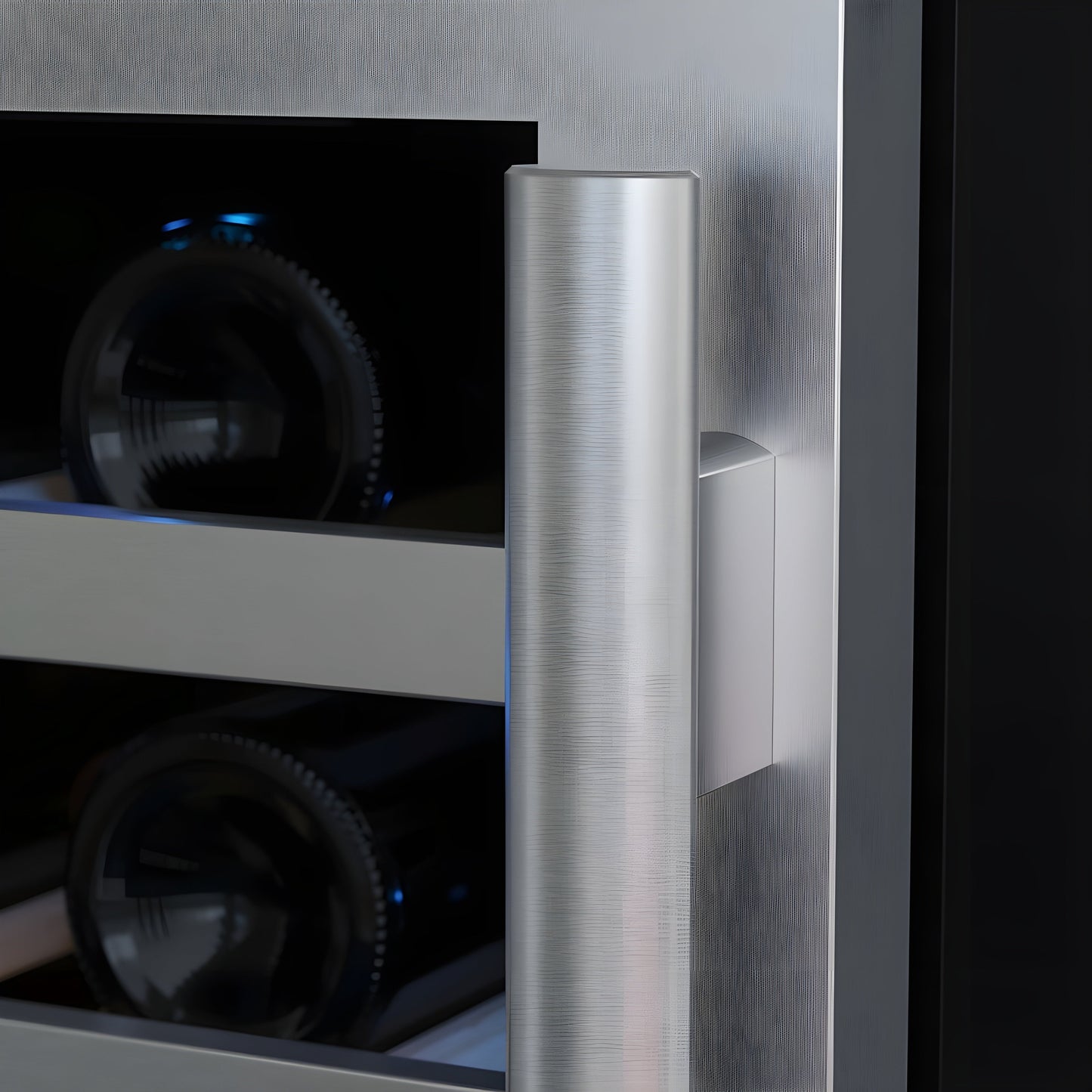 Avallon 24 Inch Wide 53 Bottle Capacity Single Zone Wine Cooler with Right Swing Door - AWC242SZRH