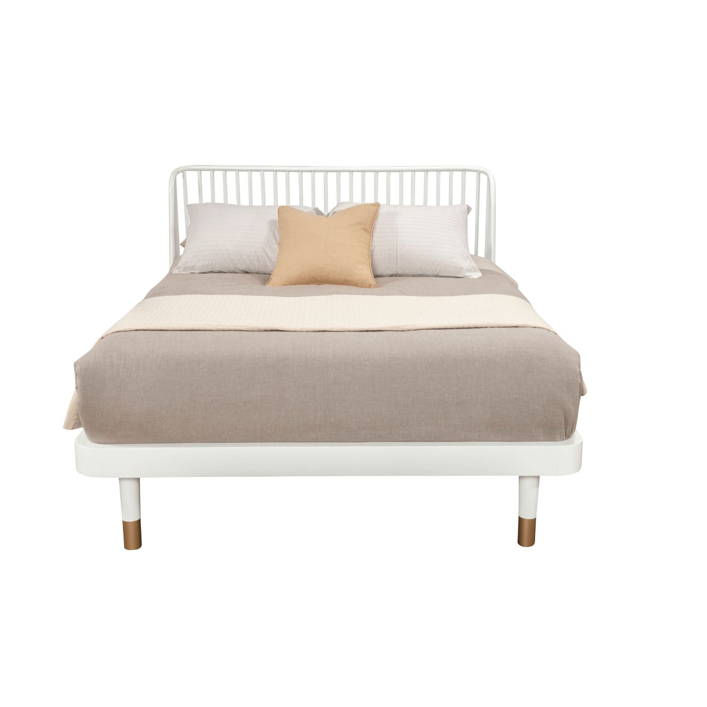 Alpine Madelyn California King Slat Back Platform Bed - 2010-67CK