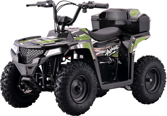 Droyd Animal ATV for Kids Electric 36V 8Ah LFP Battery 500W Brushless 10 Miles 15 MPH New - XW-A02-GRO