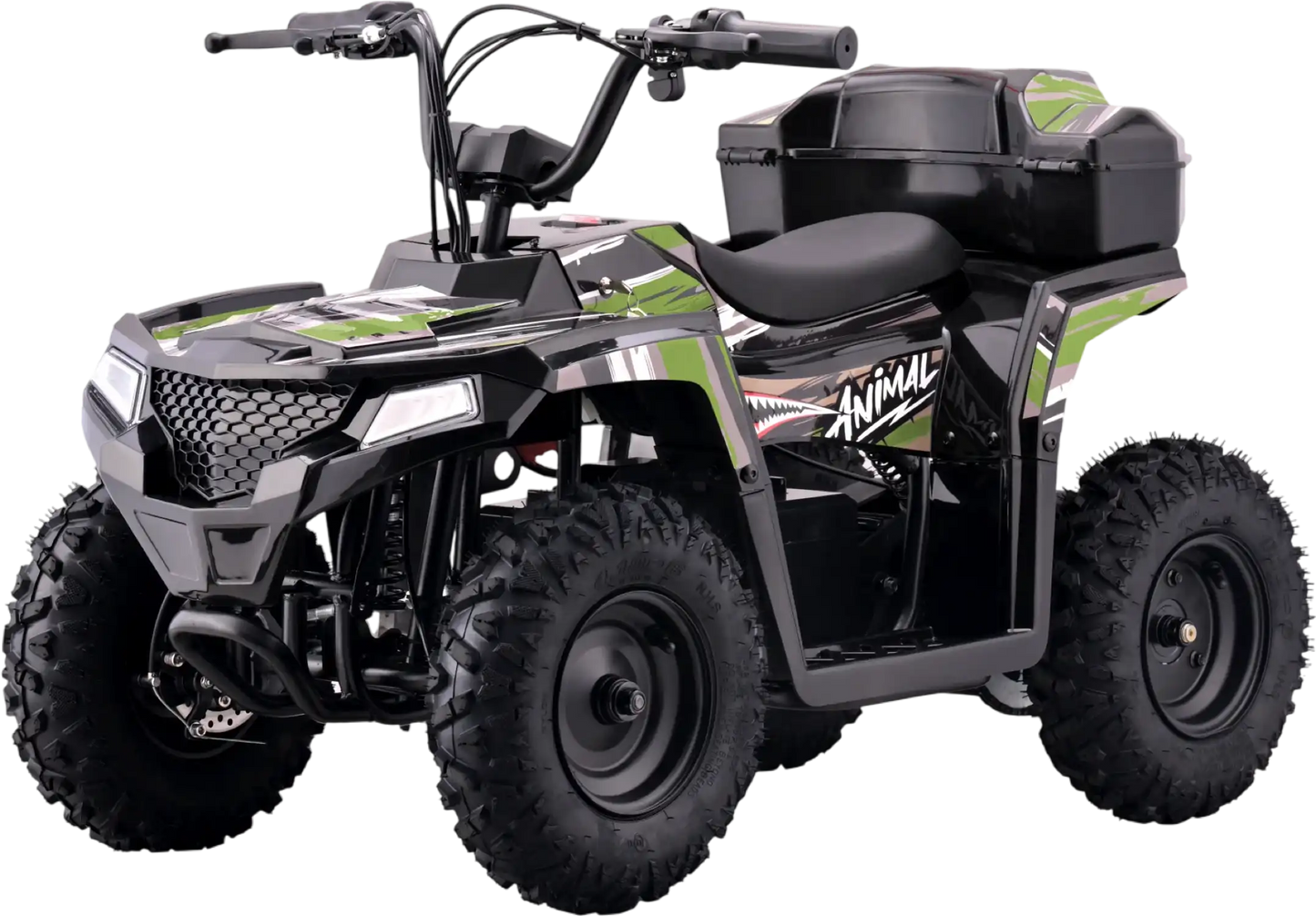 Droyd Animal ATV for Kids Electric 36V 8Ah LFP Battery 500W Brushless 10 Miles 15 MPH New - XW-A02-GRO