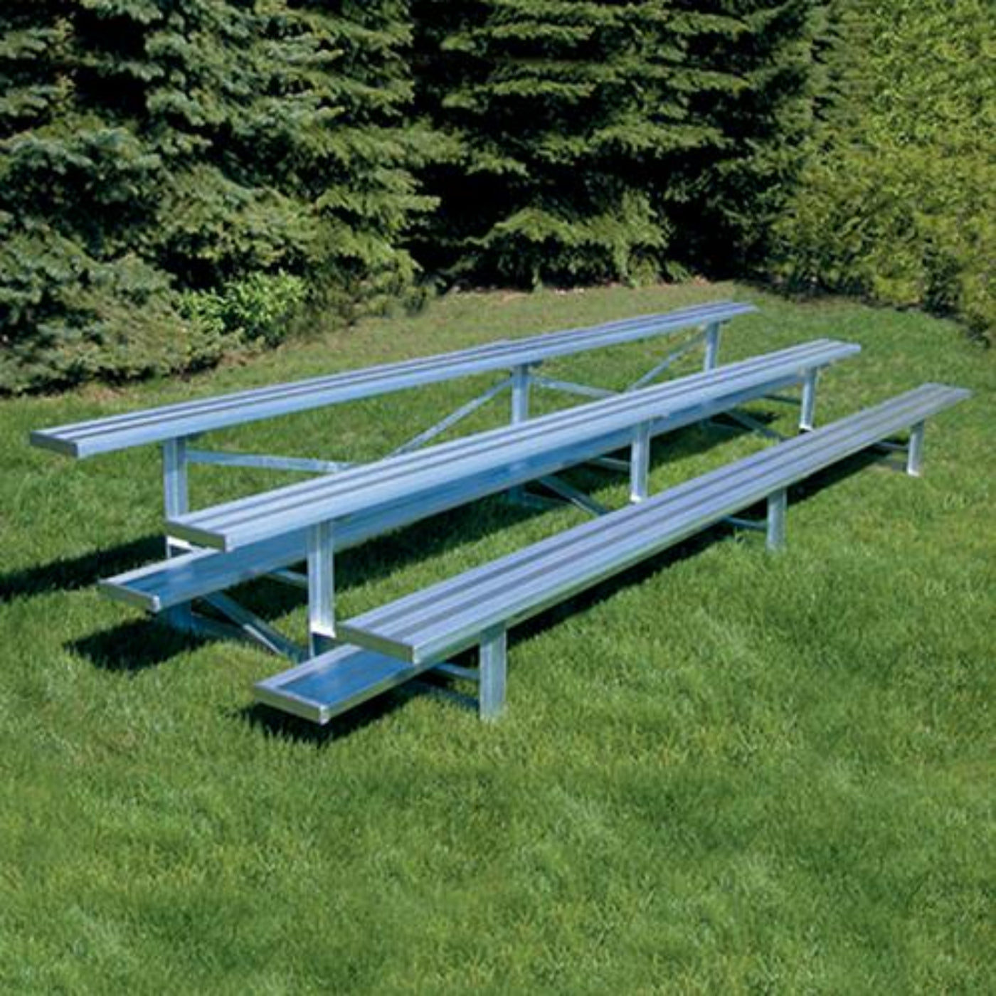 Bleacher 3 Row 21' All Aluminum Standard - BLCH-321AL