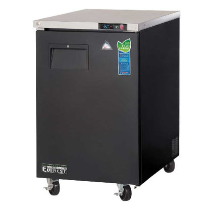 Everest Back Bar Refrigerator Cooler One Section 8 cu. ft. - EBB23