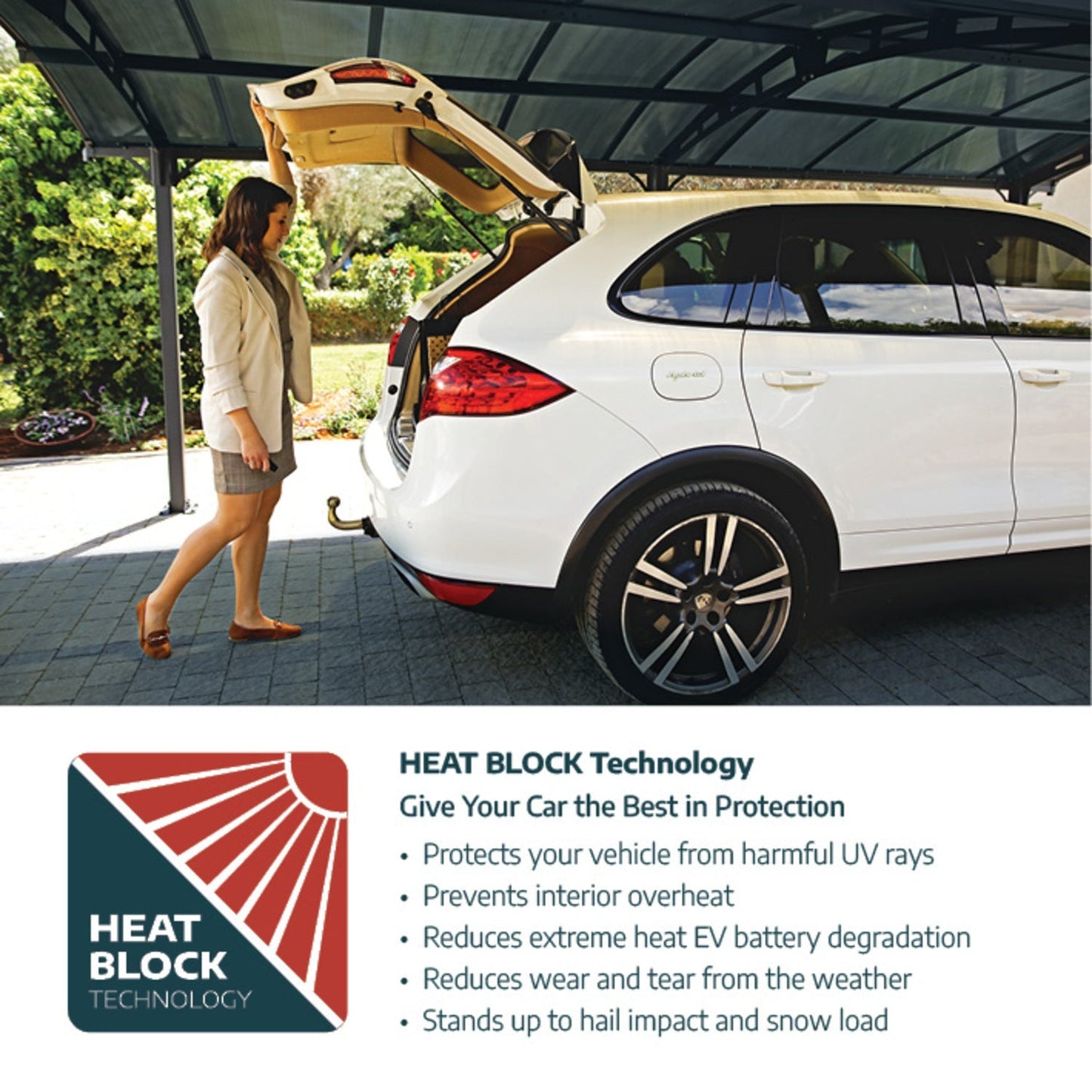 Palram - Canopia | Arcadia Alpine RV Carport 12x21x11.5 ft - HG9126
