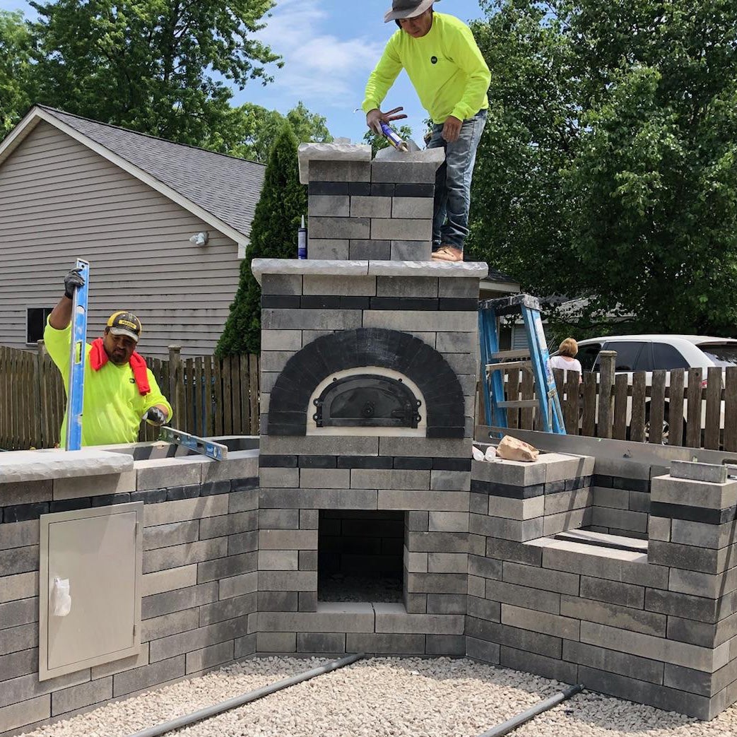 Chicago Brick Oven 500 DIY Kit Lifestyle in Action