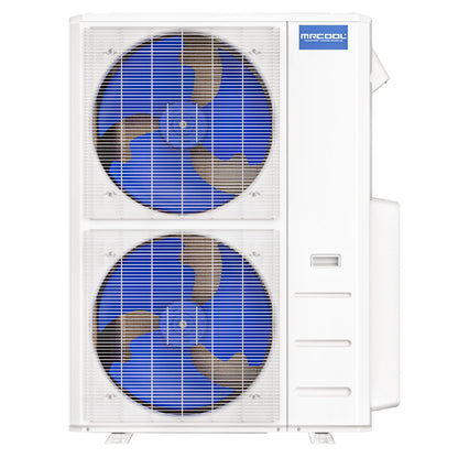 MRCOOL DIY 5th Gen Mini Split - 6-Zone 48,000 BTU Ductless Air Conditioner and Heat Pump Condenser with 12K + 12K + 9K + 9K + 9K + 6K Ceiling Cassette Air Handlers