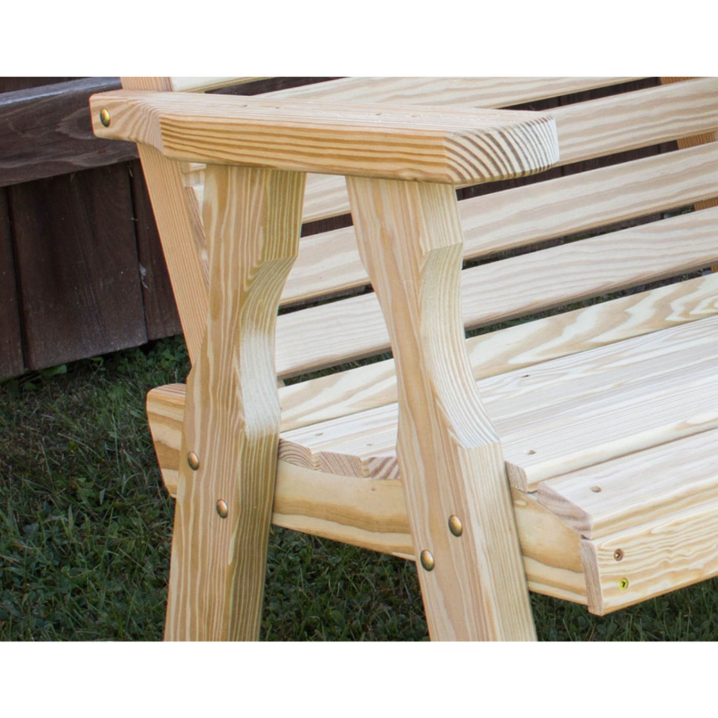 Creekvine Designs Treated Pine Crossback Rocking Chair - FR24CBCVD