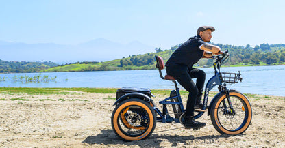 Addmotor 750W 48V Grandtan X Trike Full Suspension Electric Bike