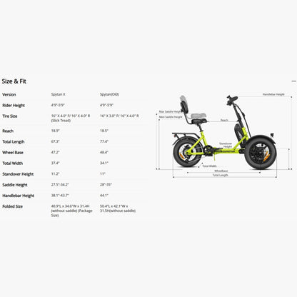 AddMotor 750W 48V SpytanX Reverse Electric Bike