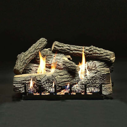 Empire Super Stacked Wildwood Vented Gas Log Set - LS18WRS