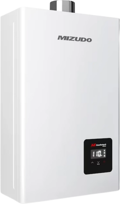 Mizudo 3.6 GPM Tankless Water Heater Indoor Propane Gas 80,000 BTU 120V New - FDG-CS80W-LP