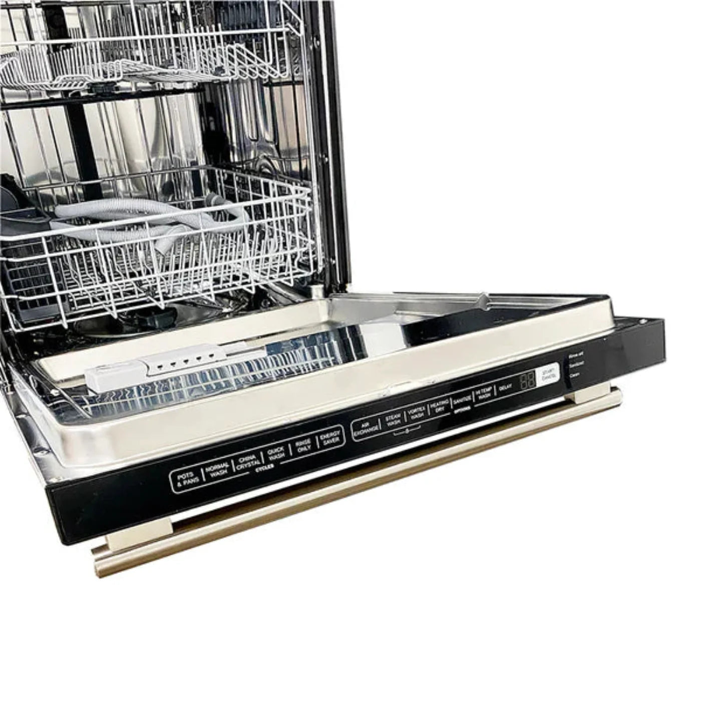 Forno 3-Piece Pro Appliance Package - 36-Inch Dual Fuel Range, French Door Refrigerator, and Dishwasher in Stainless Steel - AP3-6187-36