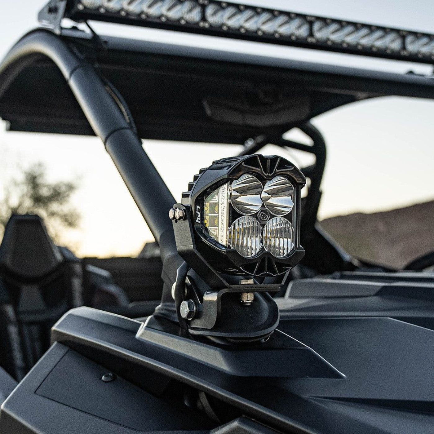 Baja Designs Polaris RZR Pro R LP4 A-Pillar Kit - 448106