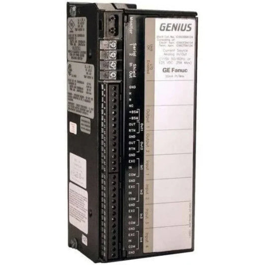 Fanuc Corporation Ge Fanuc Block 115VAC/125VDC Analog Current Source 6 Outputs - IC660BBA105