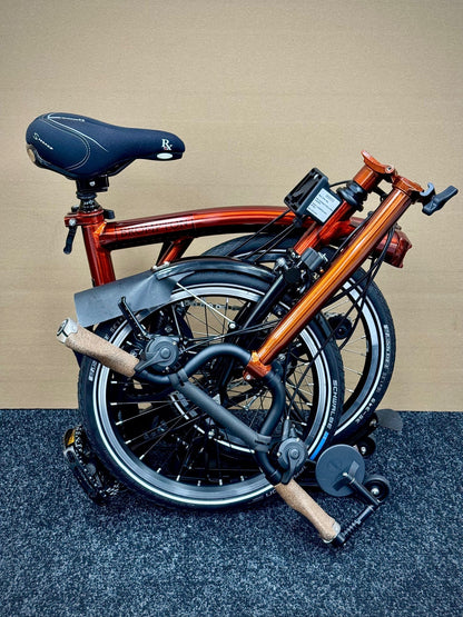 Brompton Pre-Owned Superlight High-HB 6-Speed Flame Lacquer