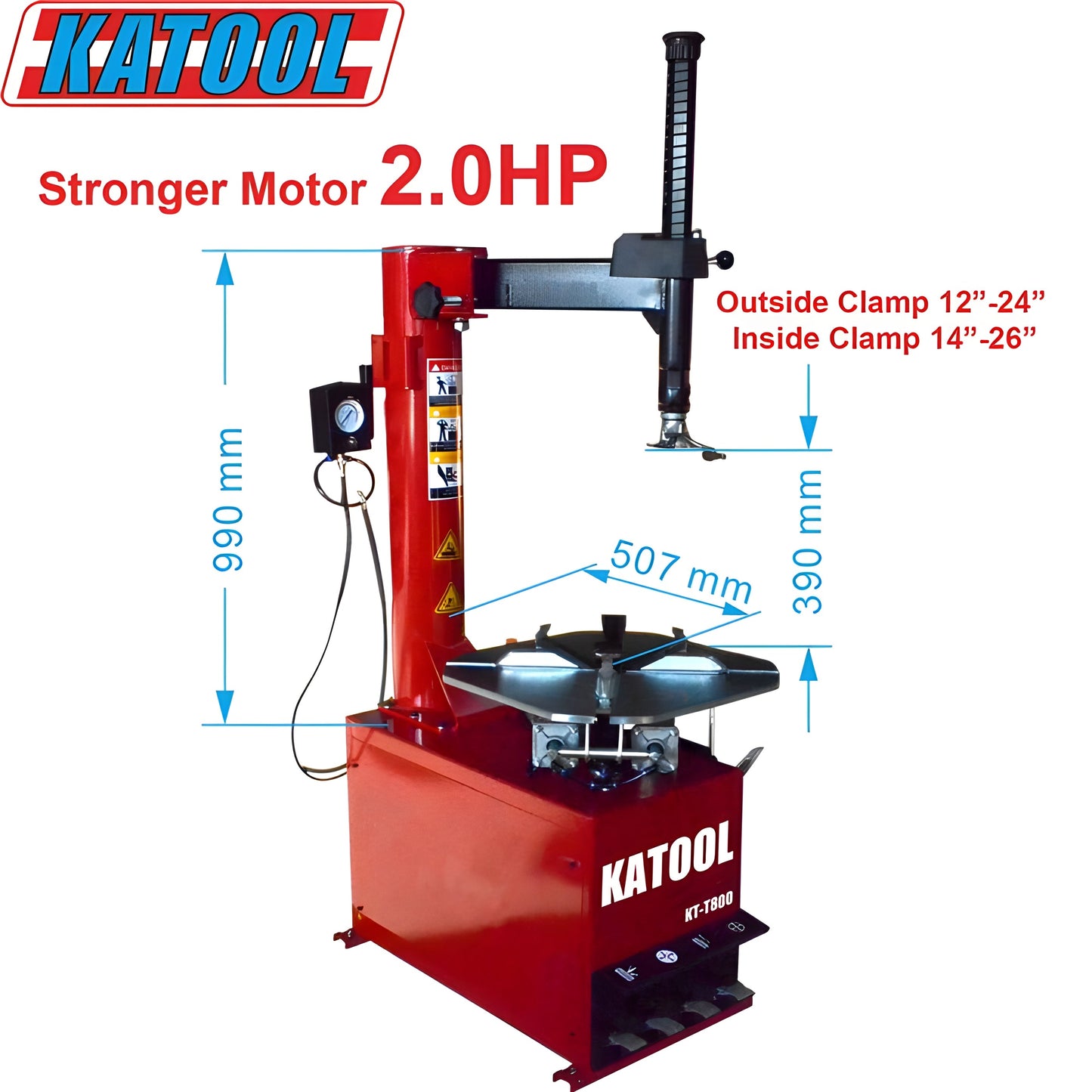 Katool Tire Changer T800 & Wheel Balancer B700 - T800+B700
