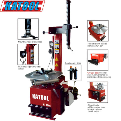Katool Tire Changer T800 & Wheel Balancer B700 - T800+B700