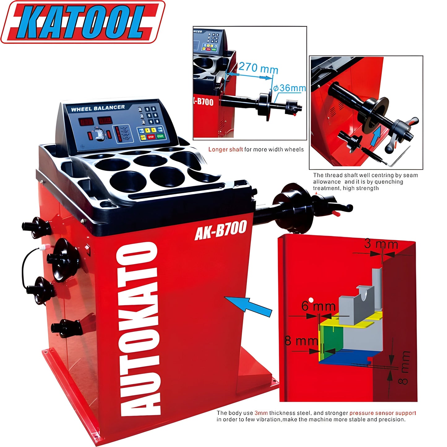 Katool Tire Changer T850 & Wheel Balancer B700 - T850+B700