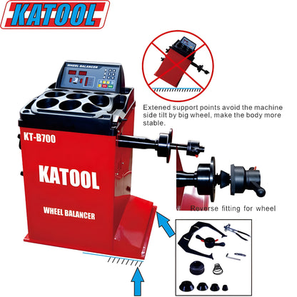 Katool Tire Changer T850 & Wheel Balancer B700 - T850+B700
