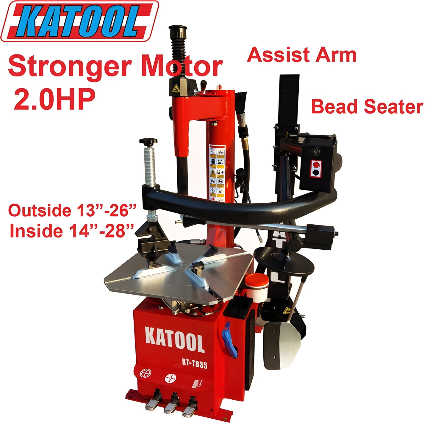 Katool Wheel Clamp Tire Changer Machine - KT-T835