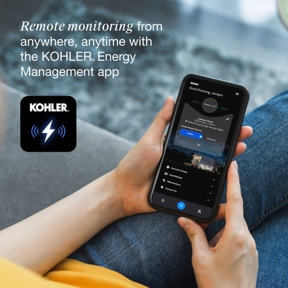 Kohler 114KW Standby Generator with 200 Amp Automatic Transfer Switch and App Connect Scratch and Dent - 4RCAL-200SELS