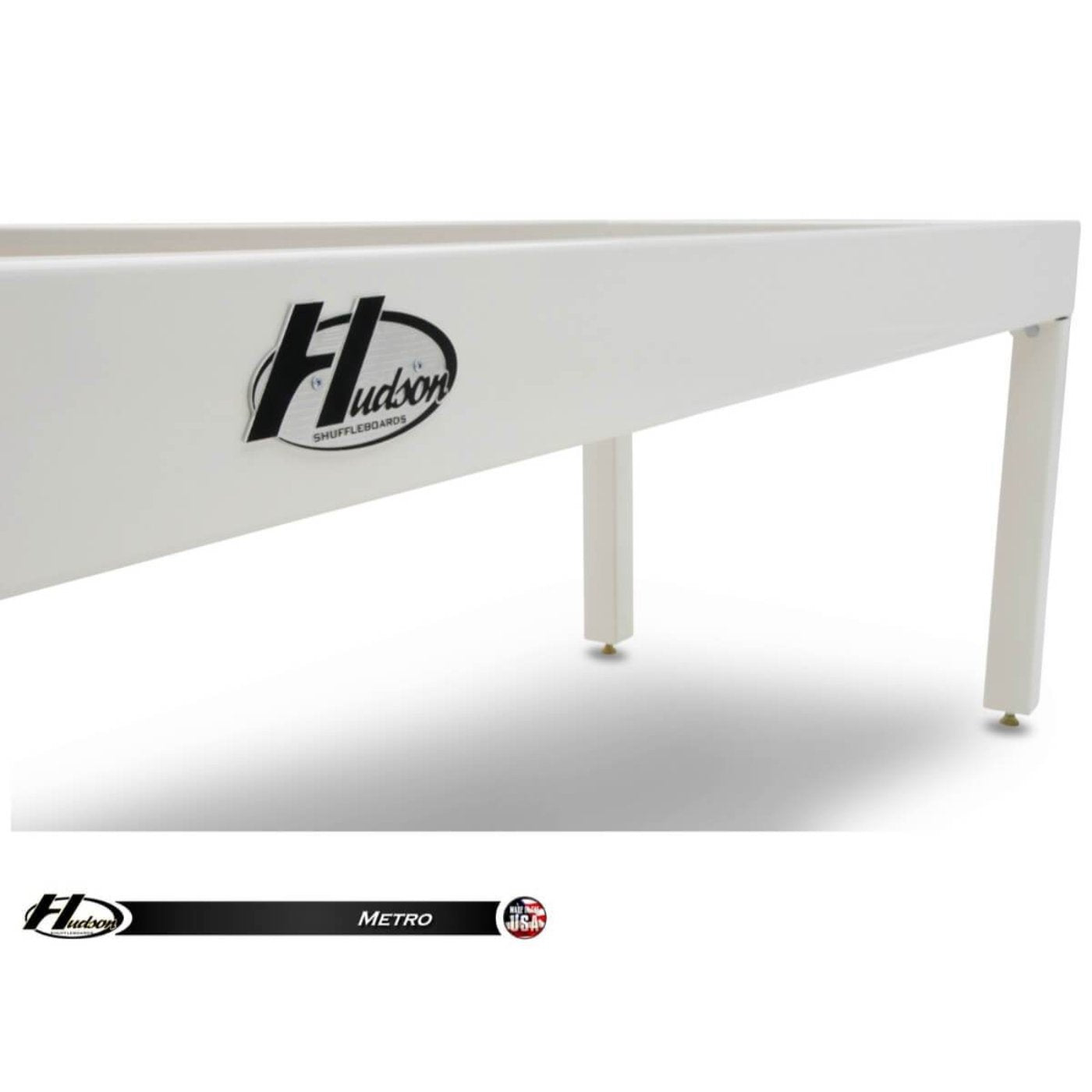 Hudson Shuffleboards Leather Wrapped Option for Shuffleboard
