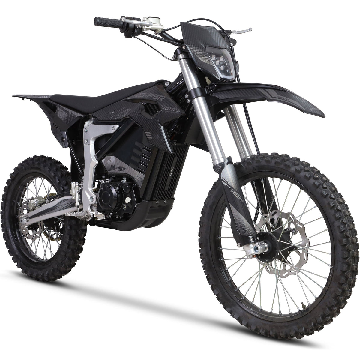 MotoTec Venom 72v 12000w 50ah Electric Dirt Bike Black