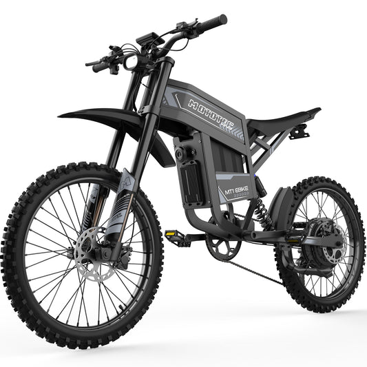 MotoTec MT1 eBike 60v 6000w Grey