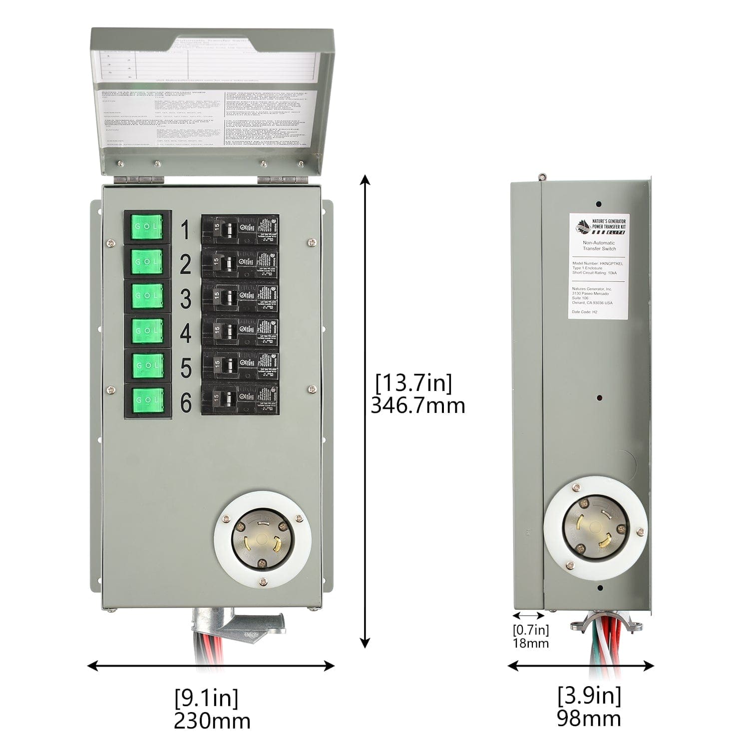 Nature's Generator Lithium 1800 Platinum PE - Backyard Provider