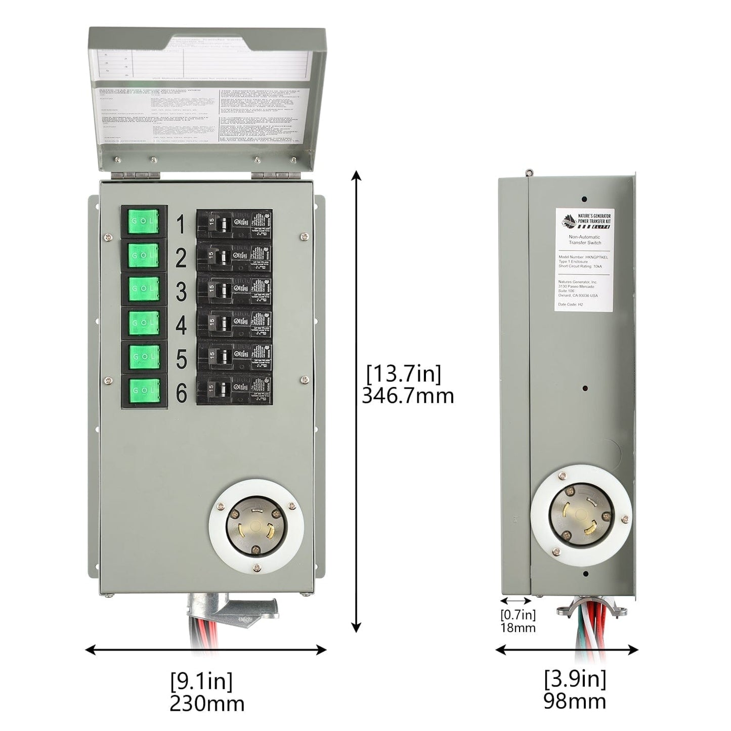 Nature's Generator Elite Gold - PE System - Backyard Provider