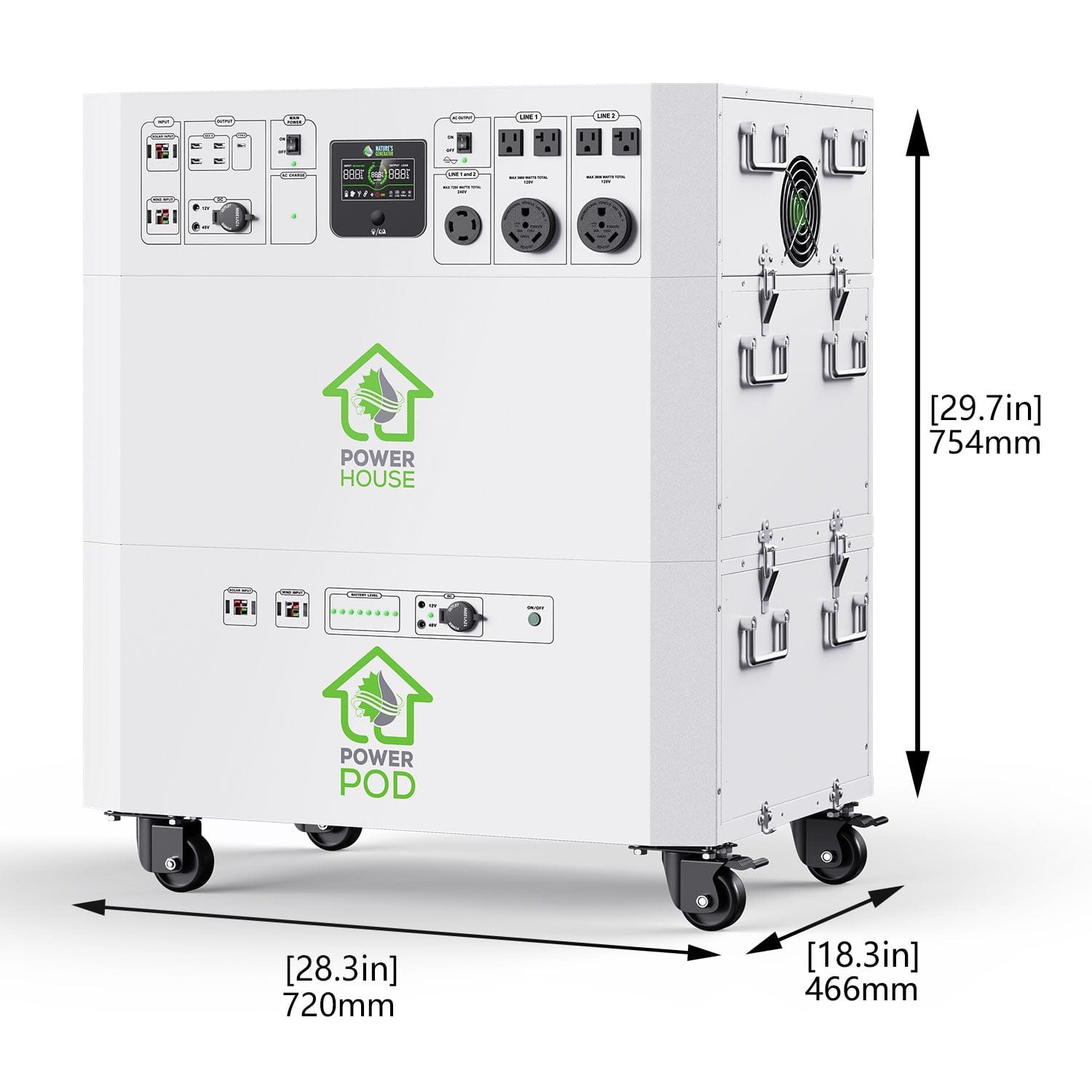 Nature’s Generator Powerhouse Platinum Plus System - Backyard Provider