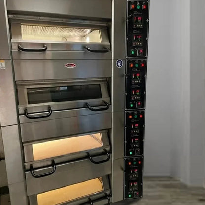 BakeMax 55" Triple Deck Electric Oven, Accommodates (6) 18" X 26" Pans, 220/60/1 - BMDDD03