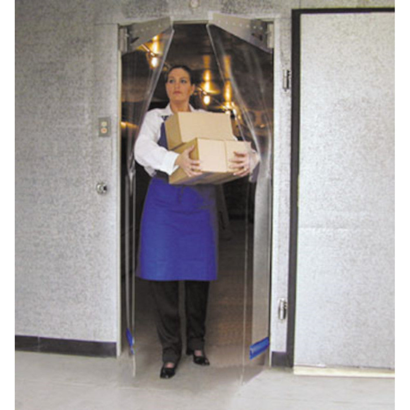 Curtron PP-C-080-4878 Polar-Pro Flexible Swinging Walk-In Door 48"W x 78"H - CUPPC0804878