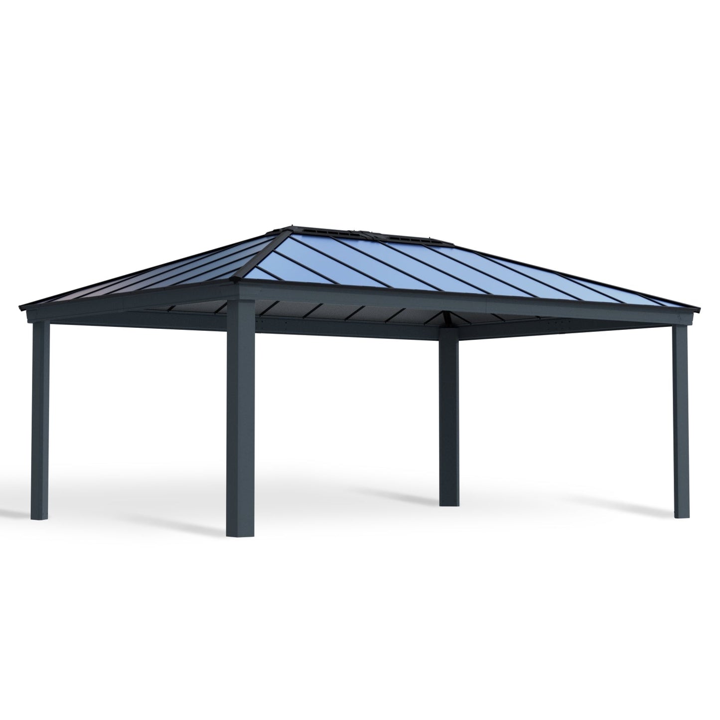 Palram - Canopia | Colorado Carport Kit - Grey Structure - HG9137
